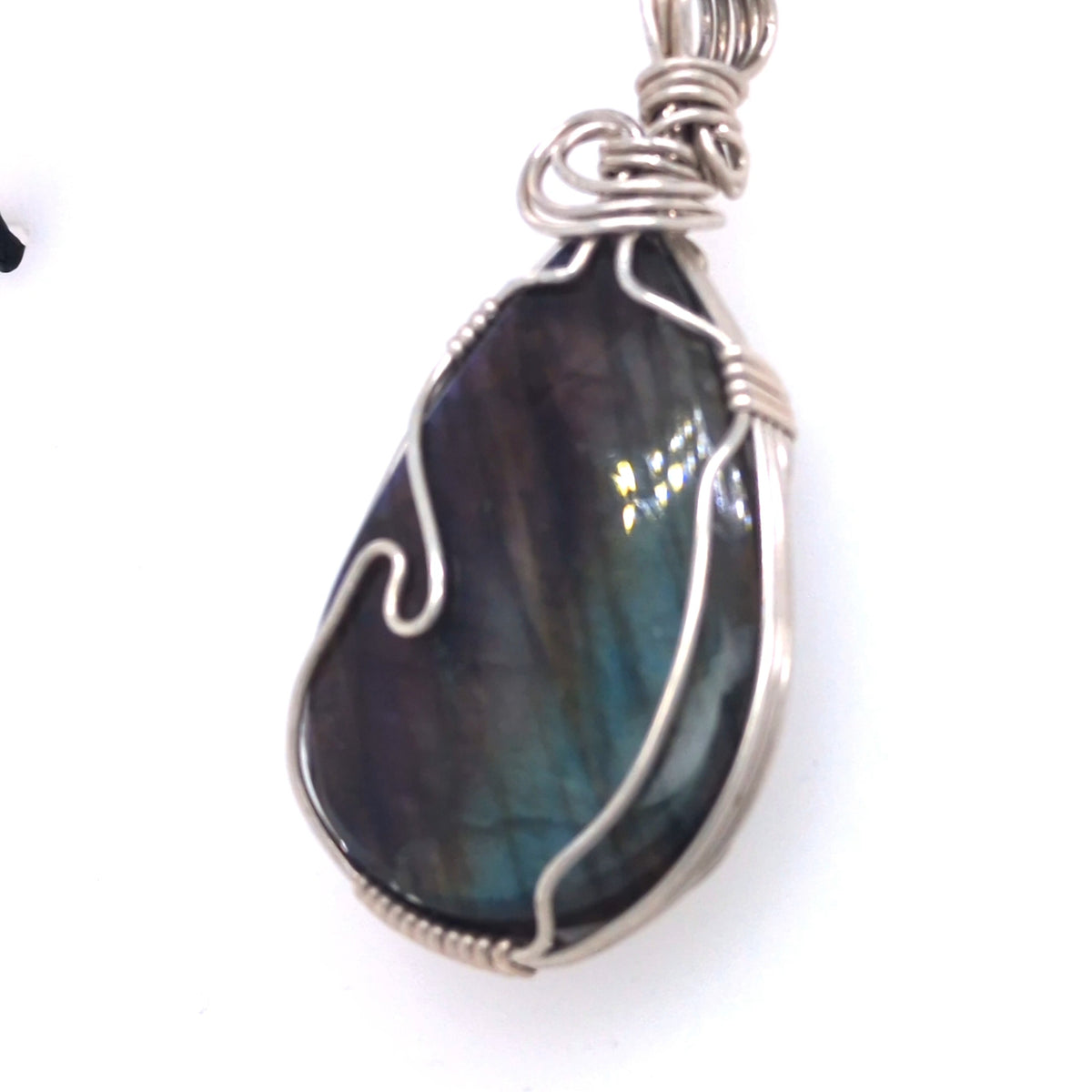 Labradorite Purple Pendant