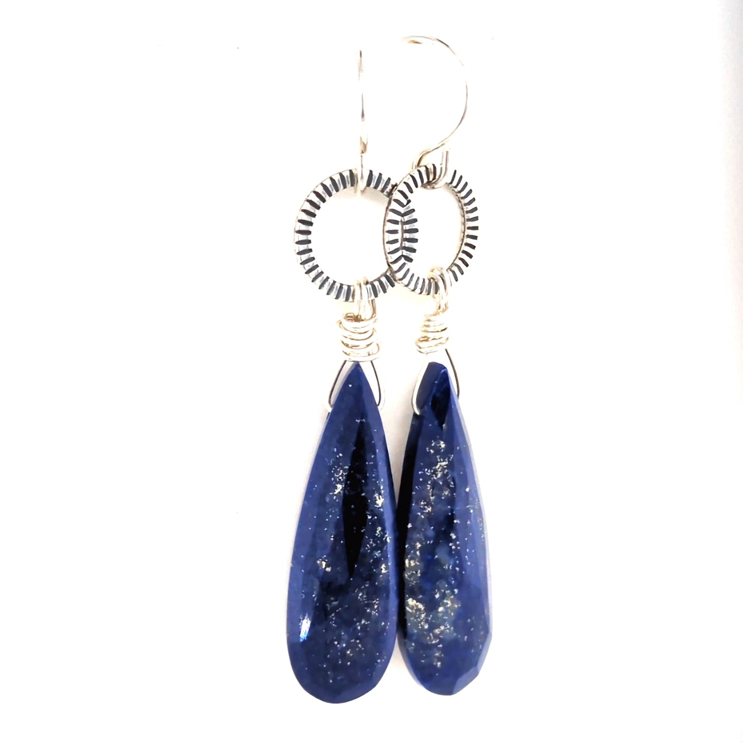 Lapis teardrop earrings