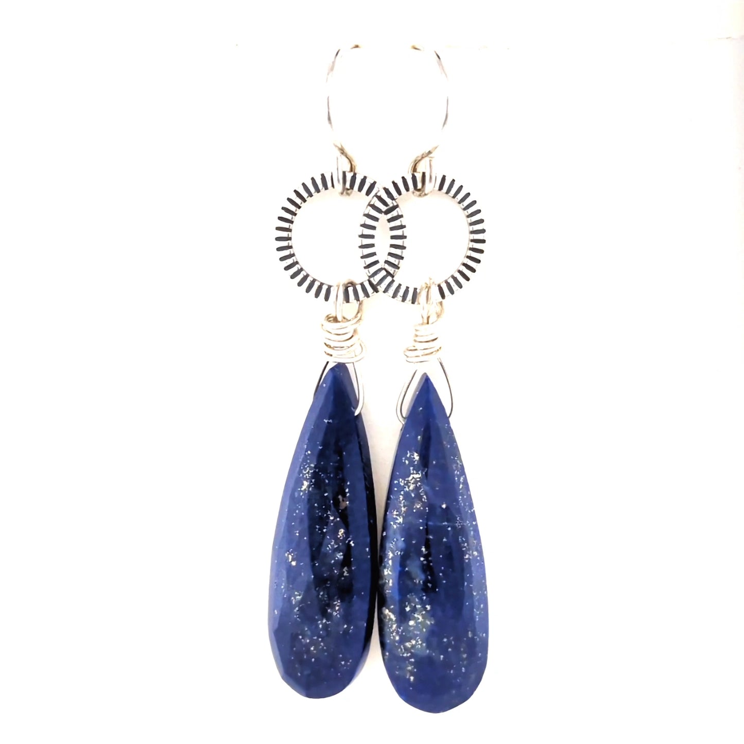 Lapis teardrop earrings