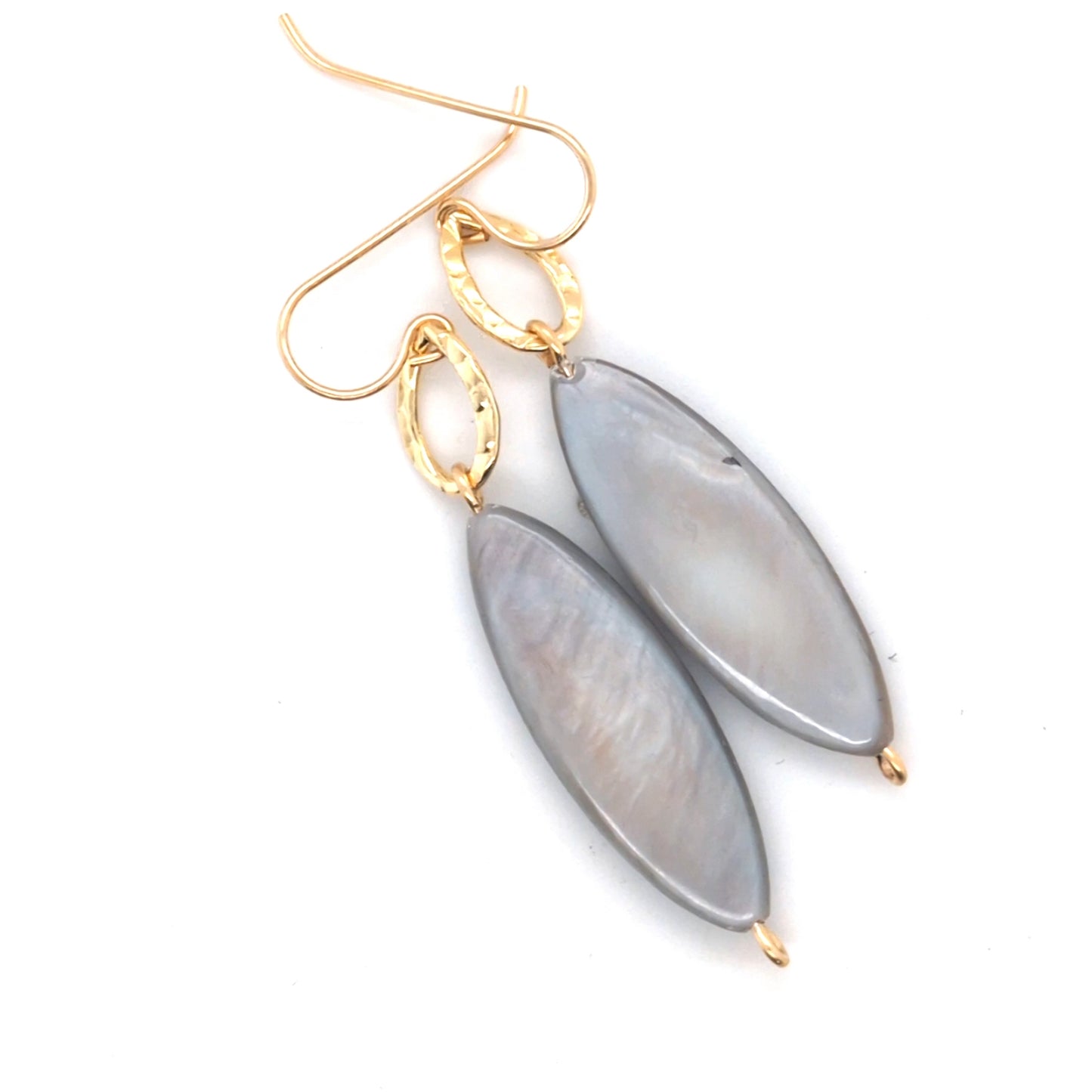 Grey MOP earrings