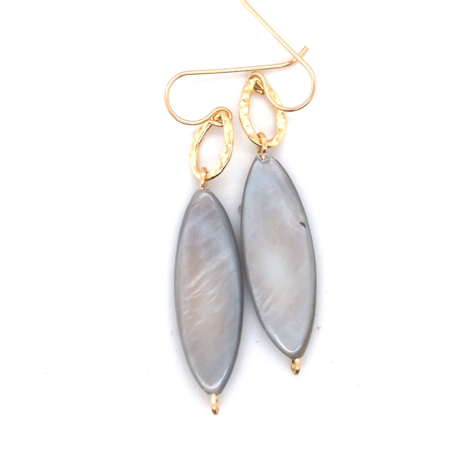Grey MOP earrings