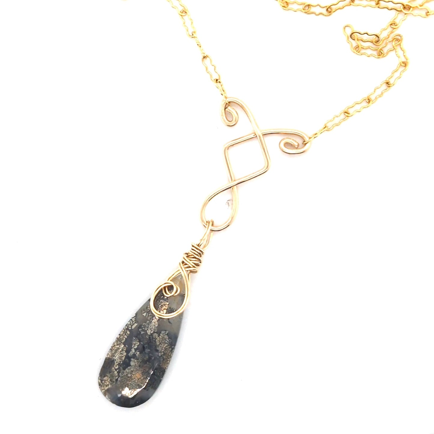 Marcasite Necklace Gold