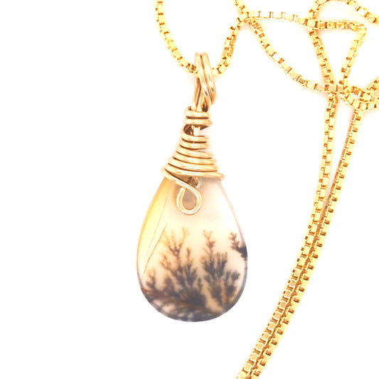 Moss Agate Pendant