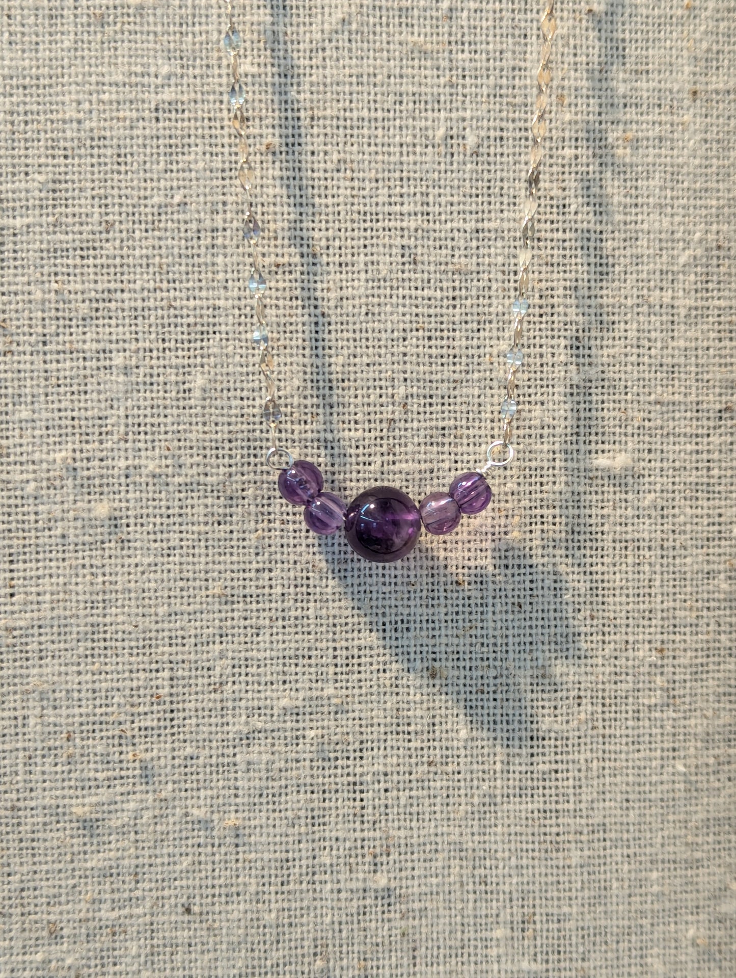 Small gemstone choker