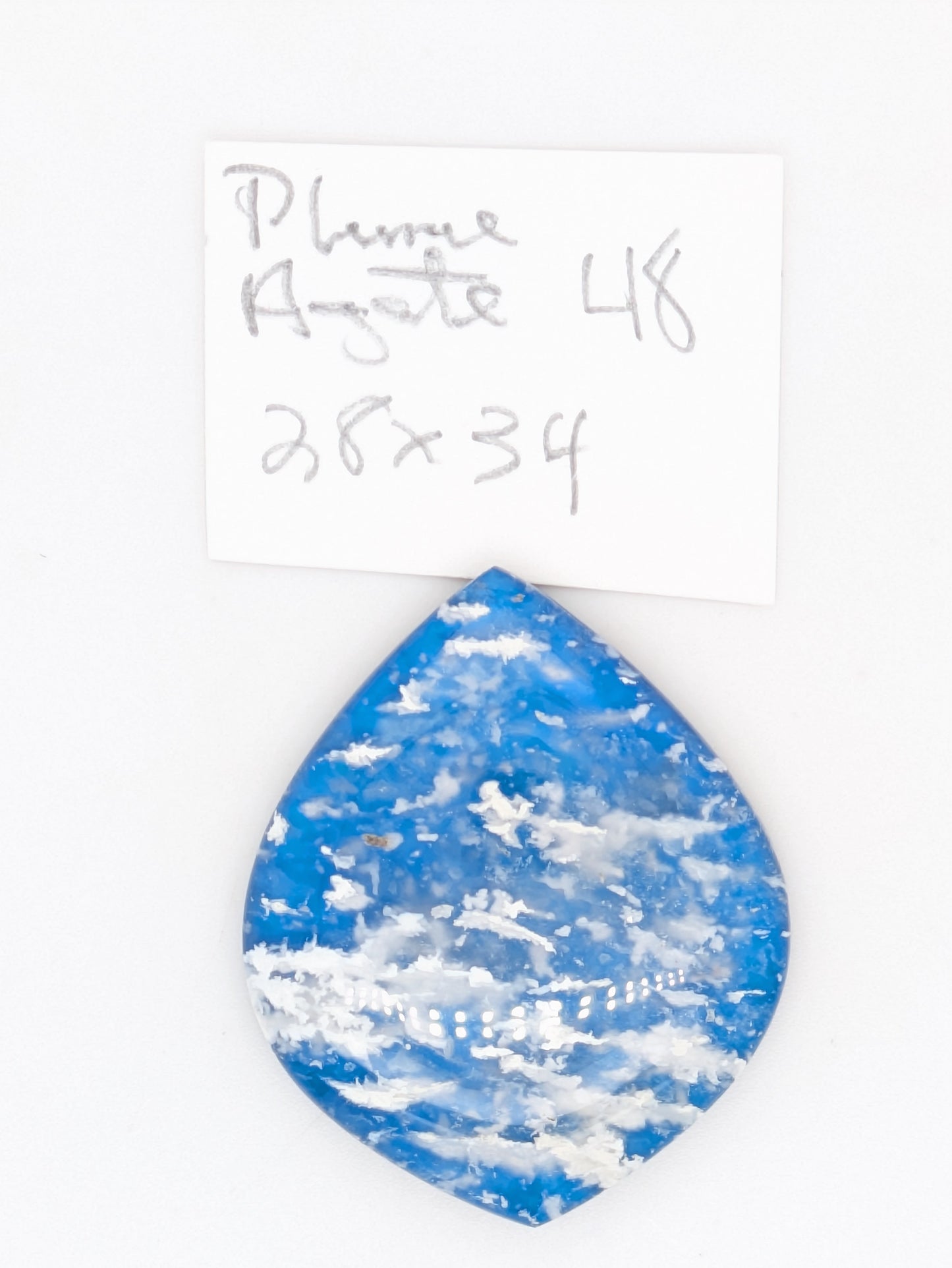Plume Agate Cabochon