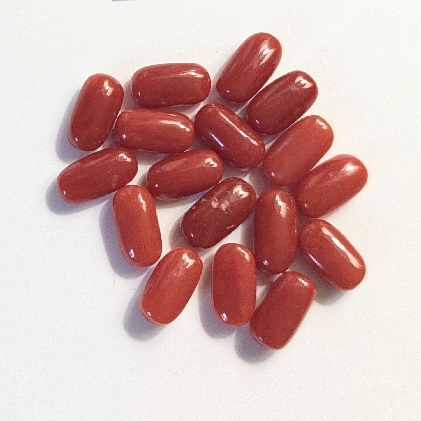 Italian Red Coral Cabochons