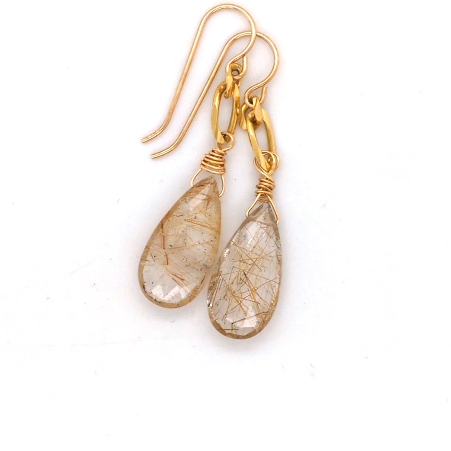 Routile Quartz Earrings