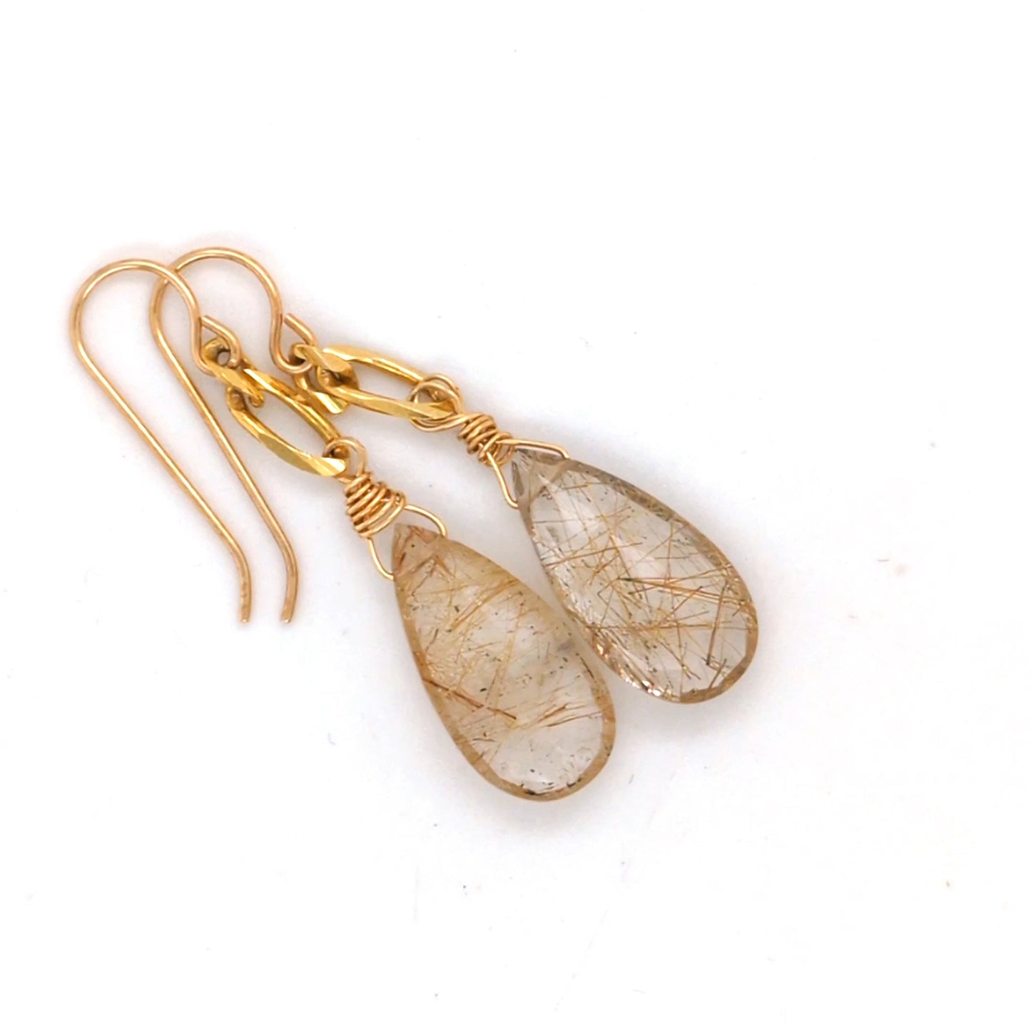 Routile Quartz Earrings