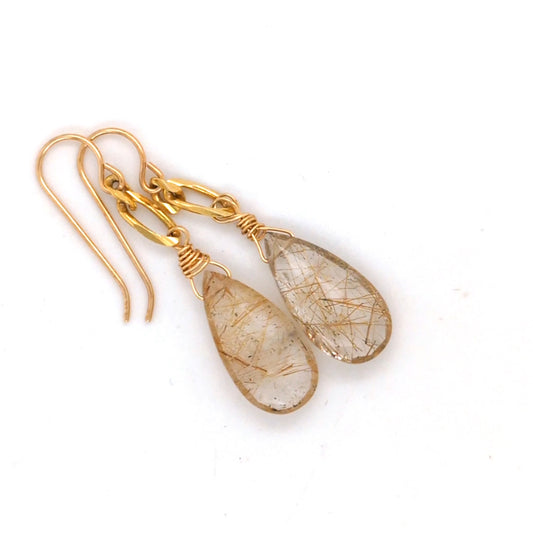 Routile Quartz Earrings