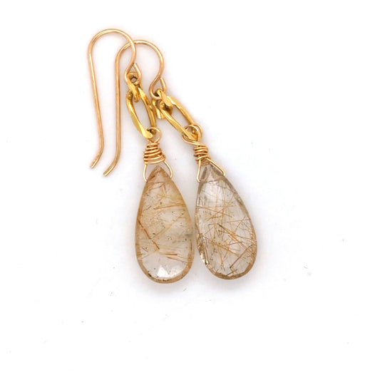 Routile Quartz Earrings