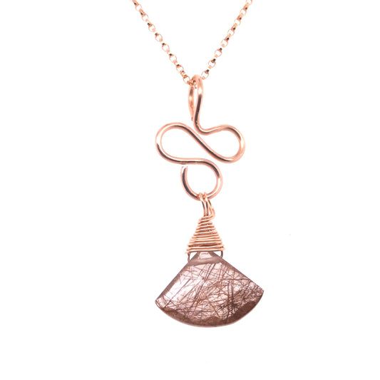 Bronze Rutile Quartz Pendant