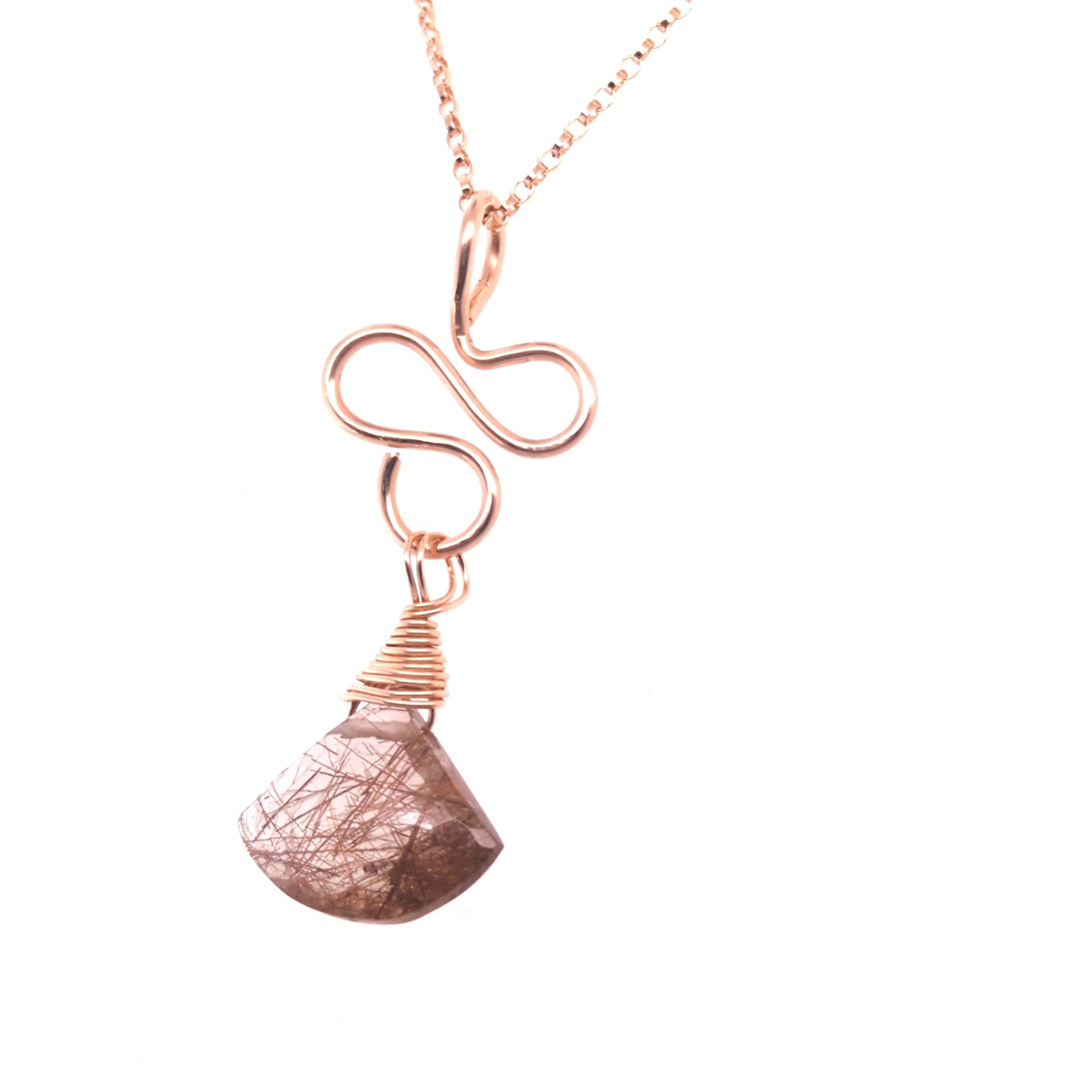 Bronze Rutile Quartz Pendant