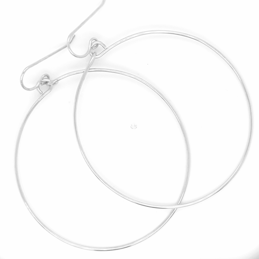 Silver Hoop Earrings