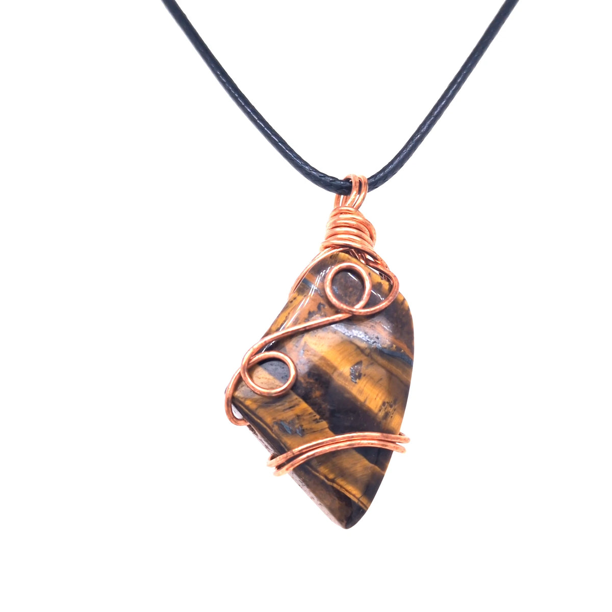 Copper Gemstone Pendants