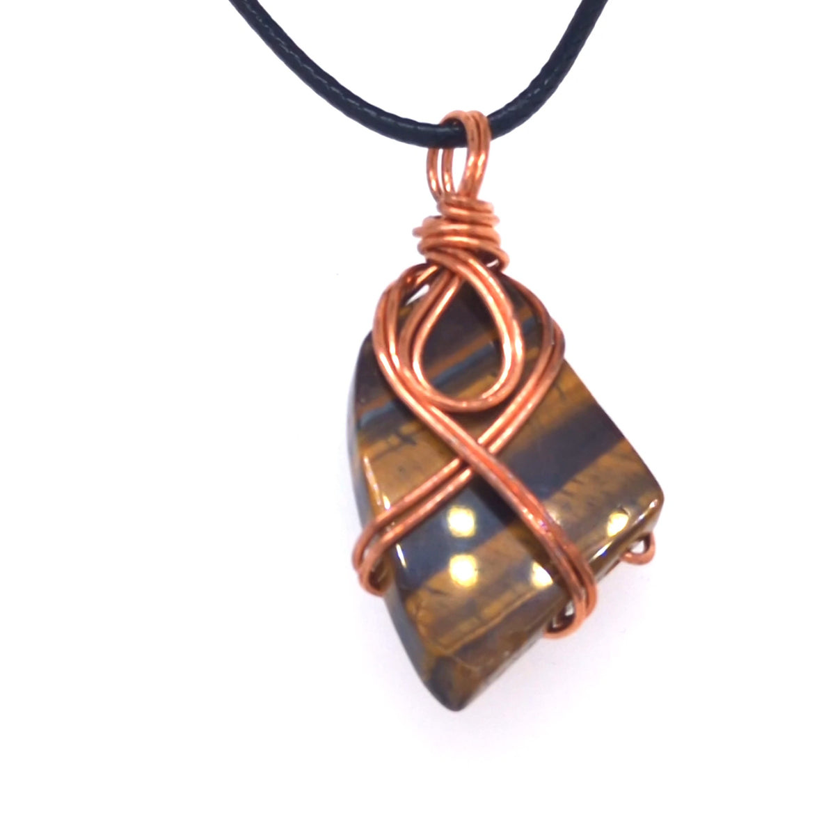 Copper Gemstone Pendants