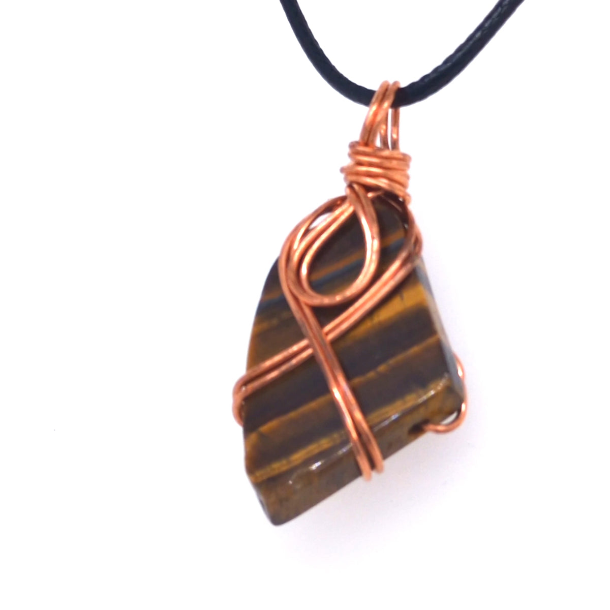 Copper Gemstone Pendants