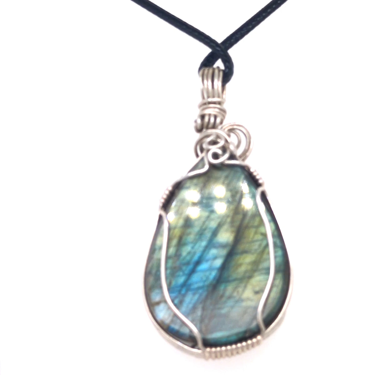 Labradorite Purple Pendant