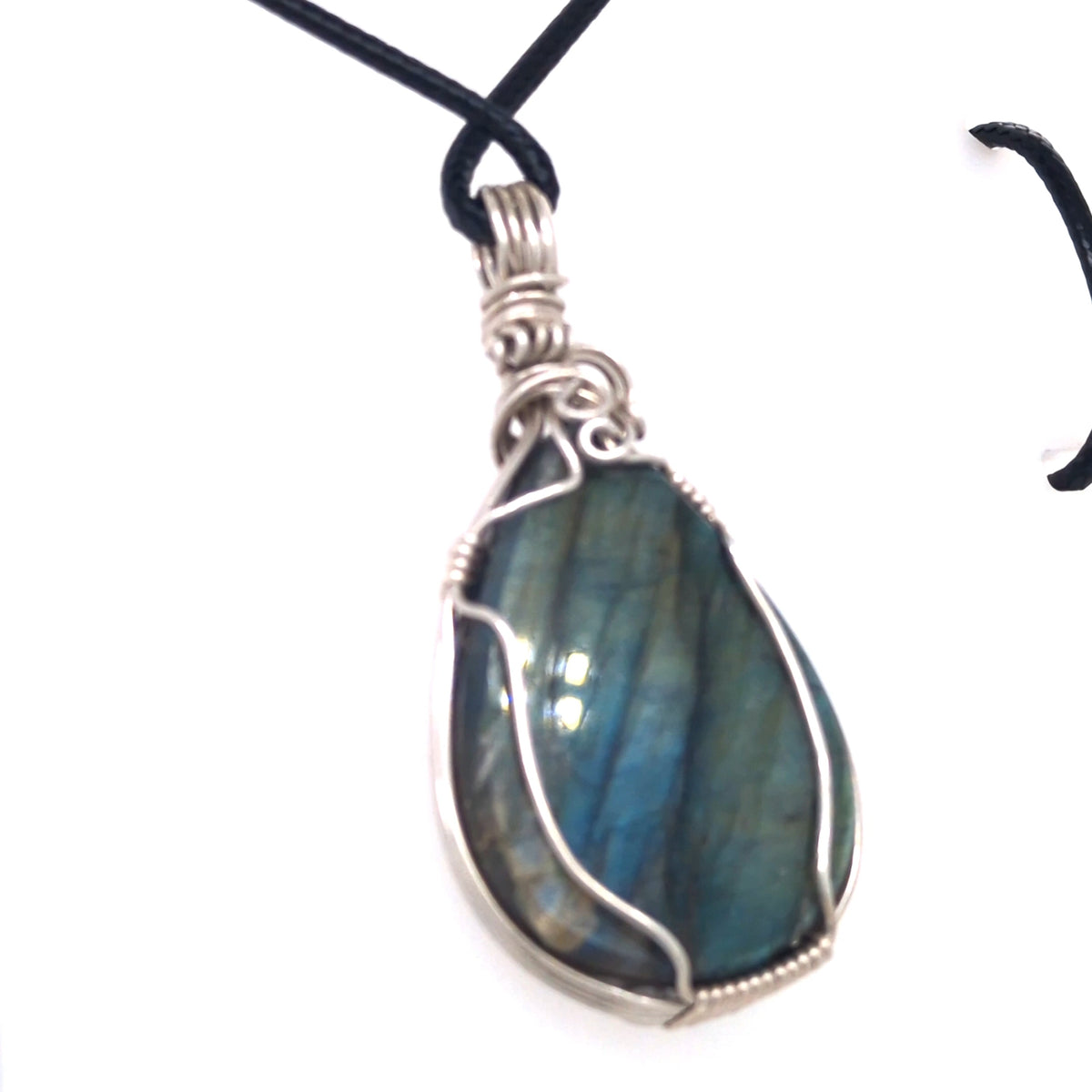 Labradorite Purple Pendant