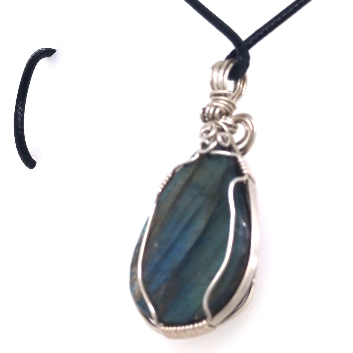 Labradorite Purple Pendant