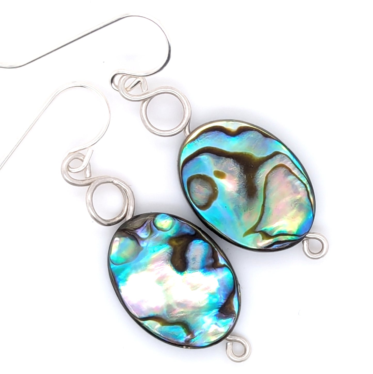 Abalone Dangle Earrings