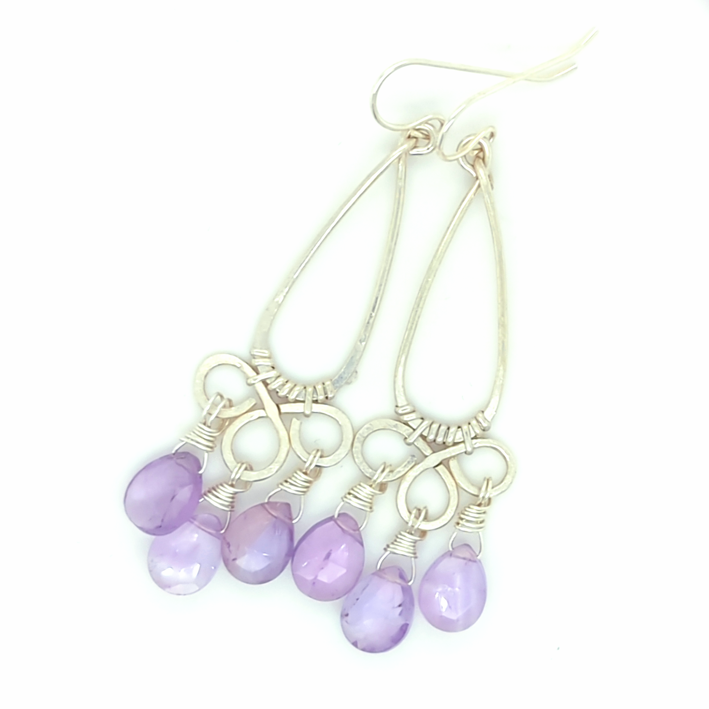 Amethyst Chandelier Earrings