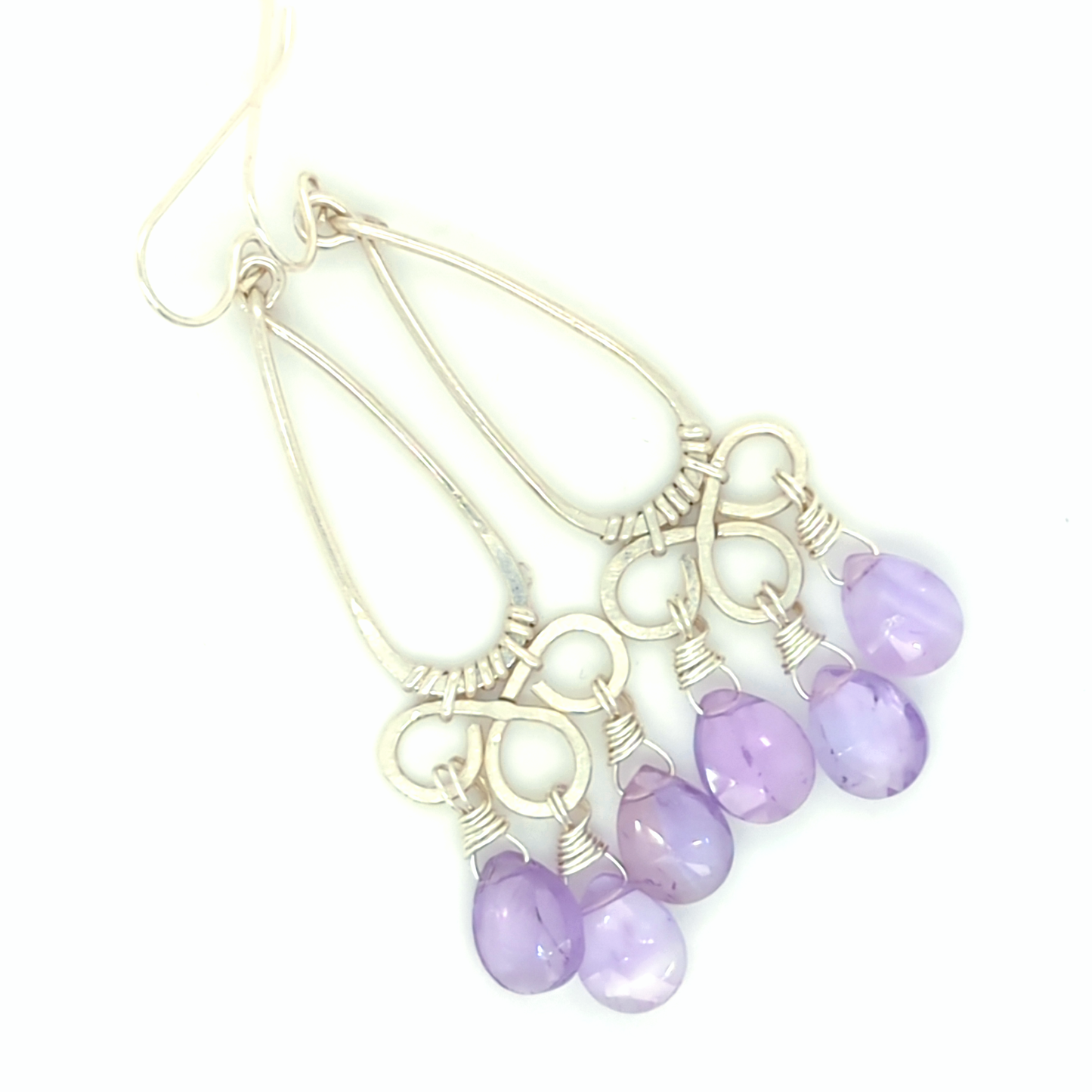 Amethyst Chandelier Earrings