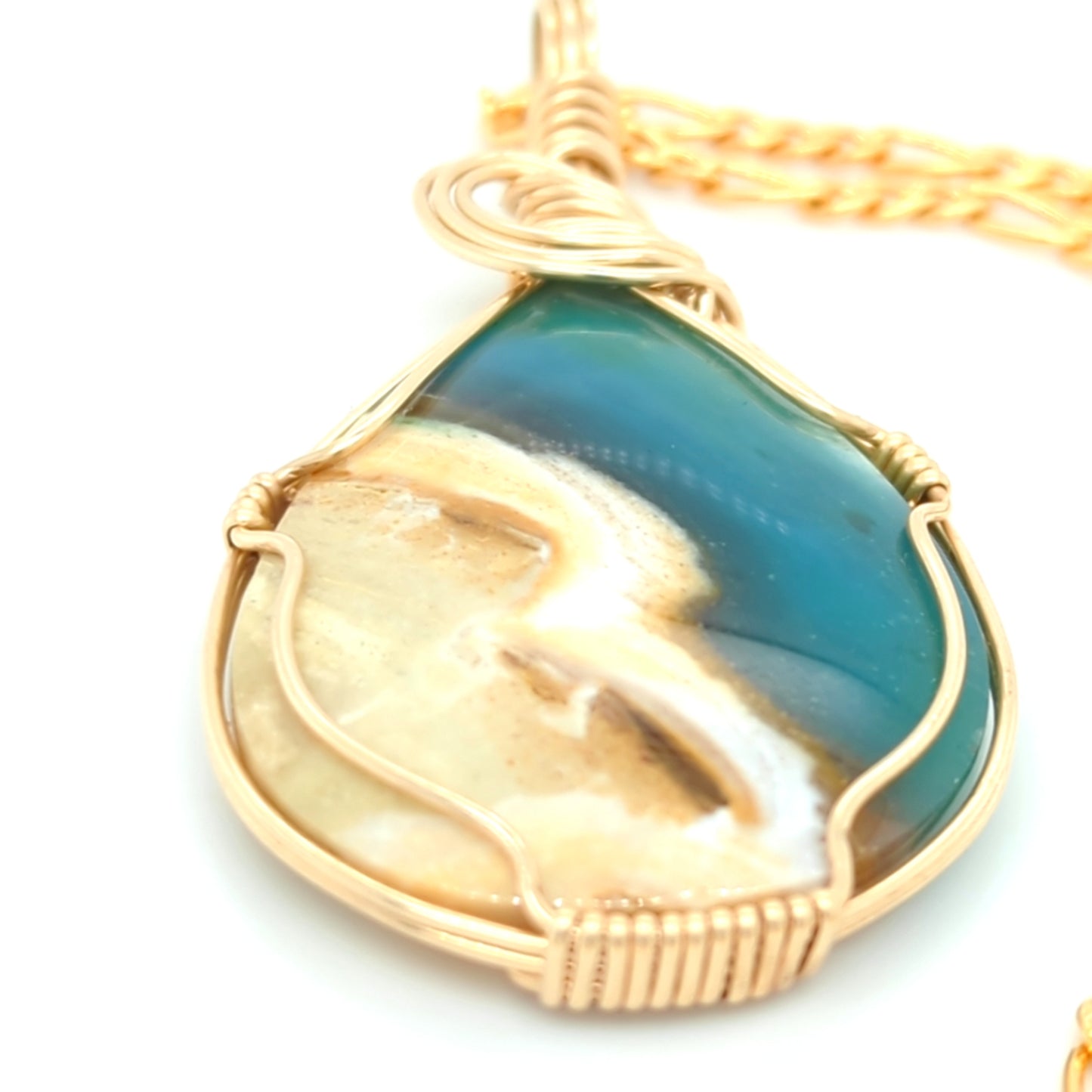 Beach Opal Necklace