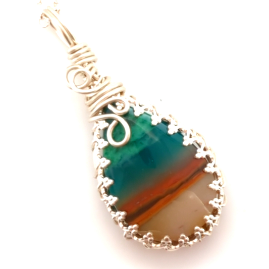 Beach Opal Pendant