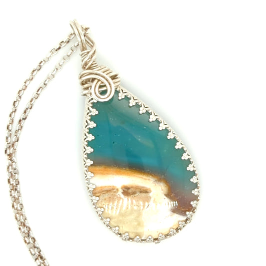 Beach Opal Pendant