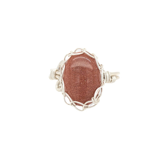 Goldstone Ring