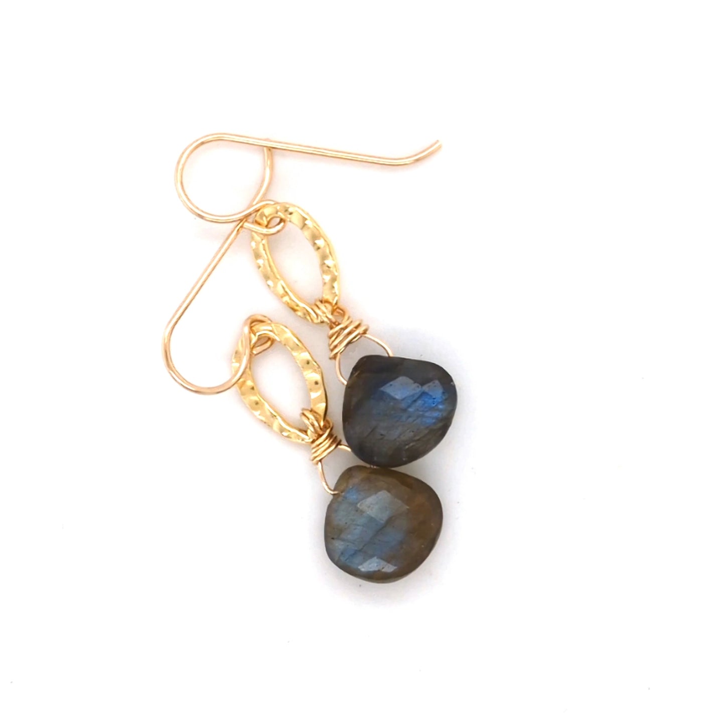 Labradorite drop earrings