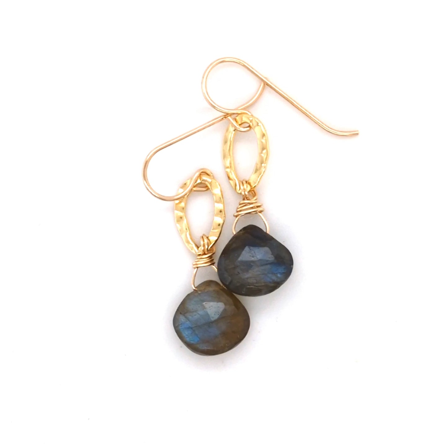 Labradorite drop earrings