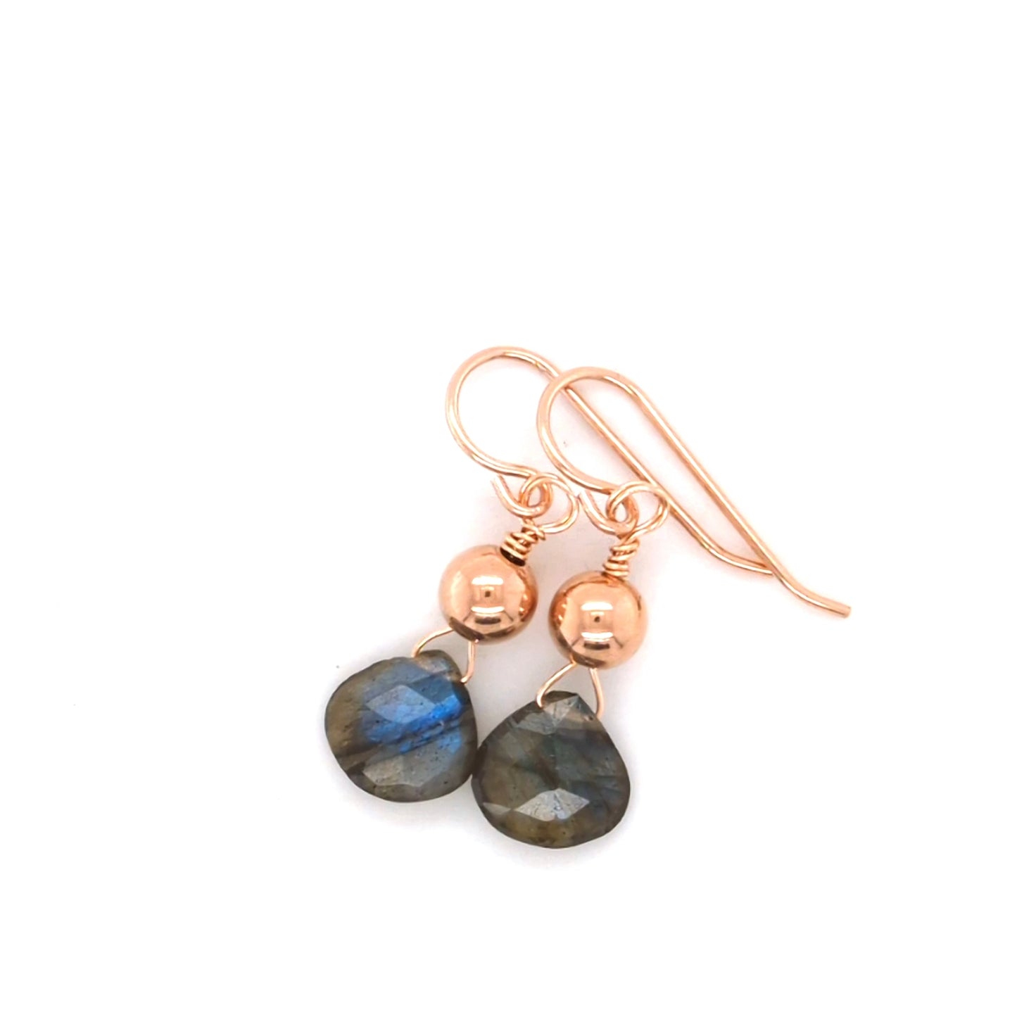 Labradorite drop earrings