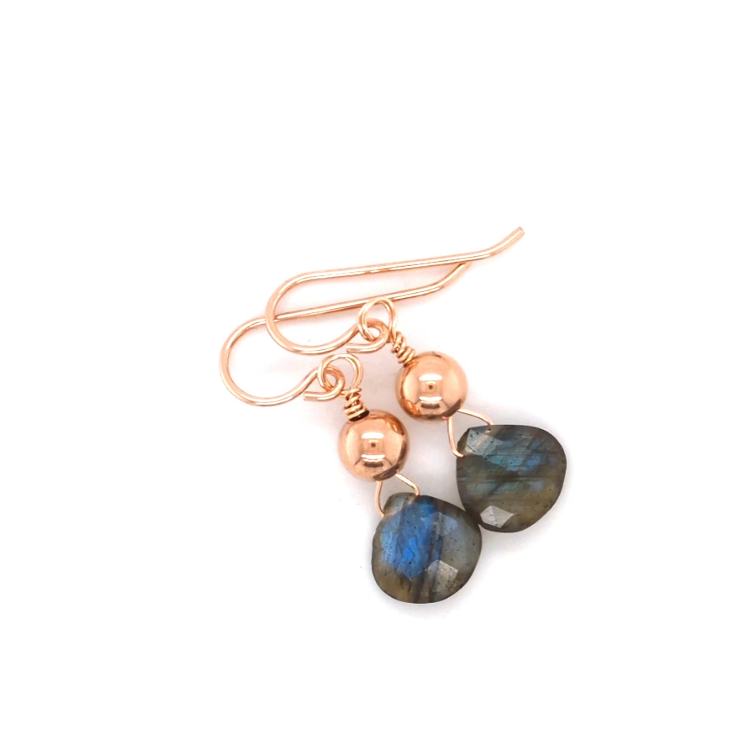 Labradorite drop earrings