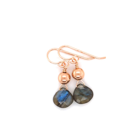 Labradorite drop earrings