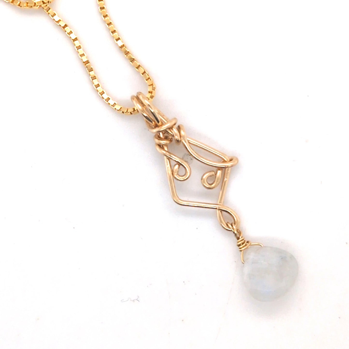 Moonstone Filigree Pendant
