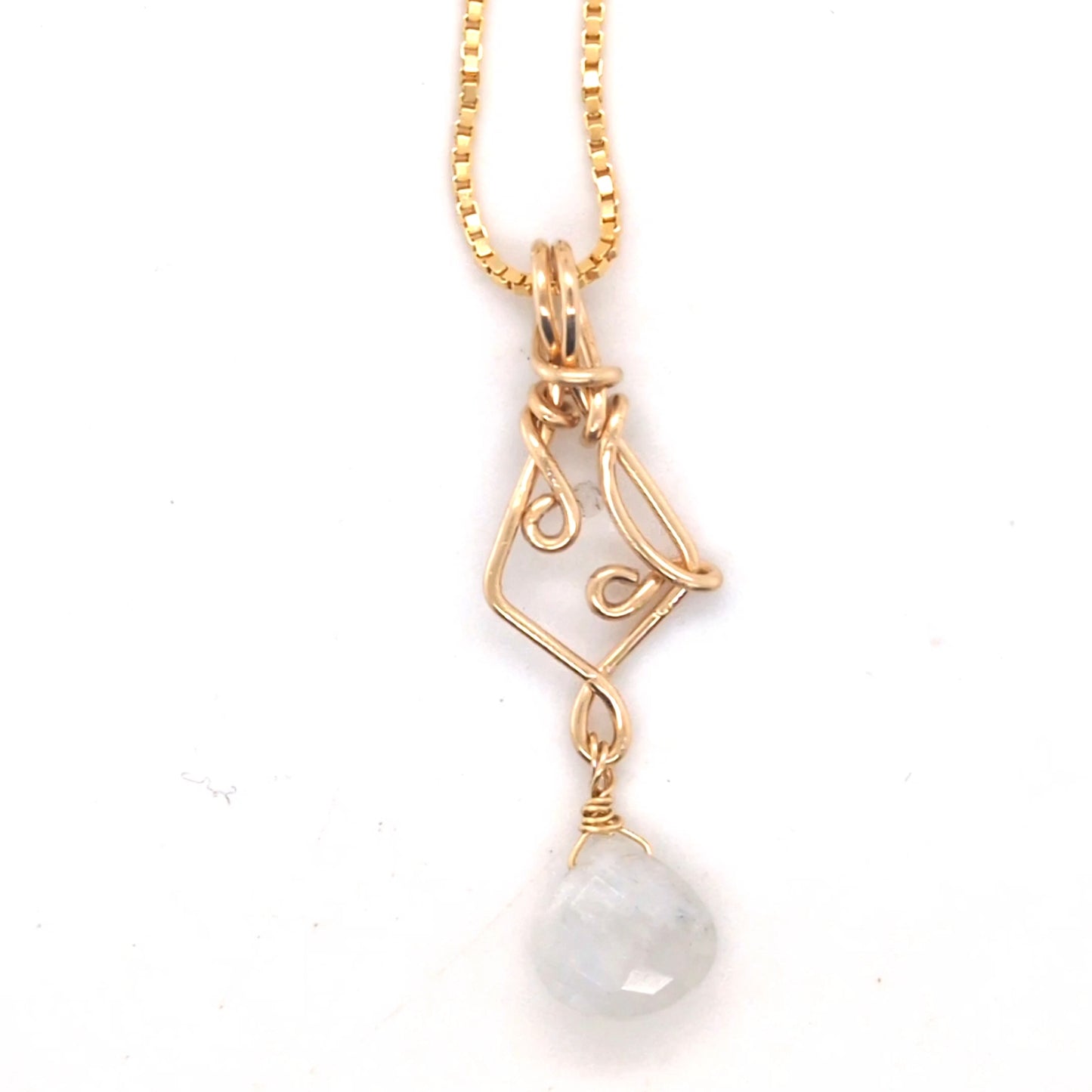 Moonstone Filigree Pendant
