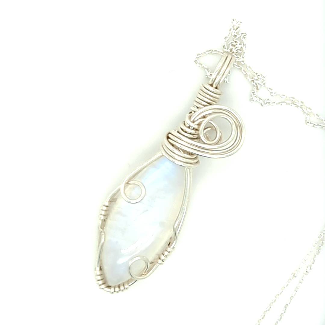 Moonstone Pendant Sterling Silver