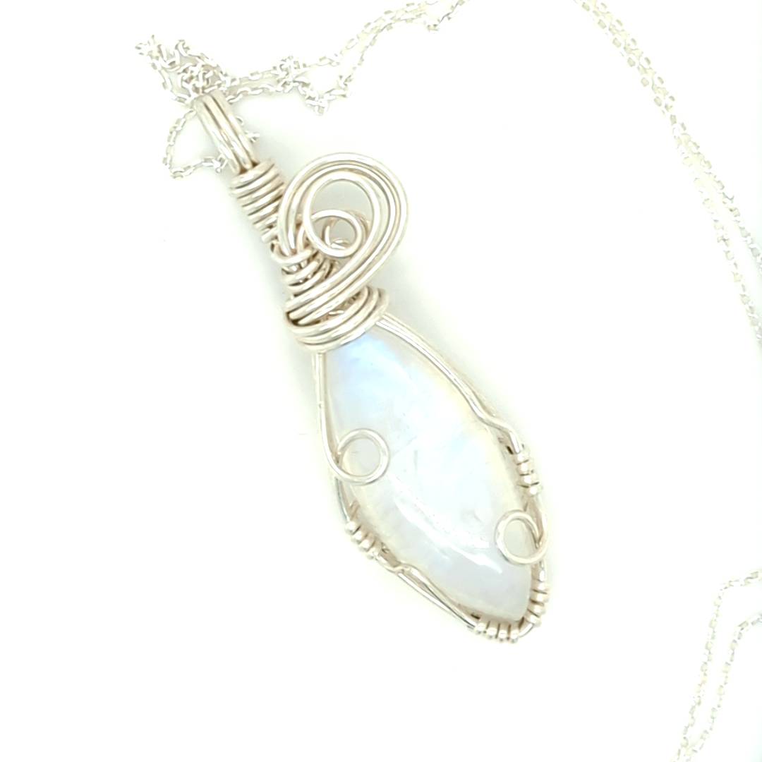 Moonstone Pendant Sterling Silver