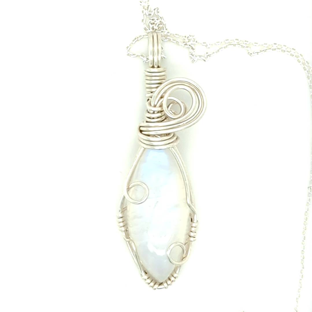 Moonstone Pendant Sterling Silver