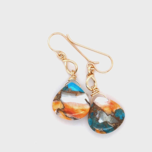 Spiny Oyster Earrings