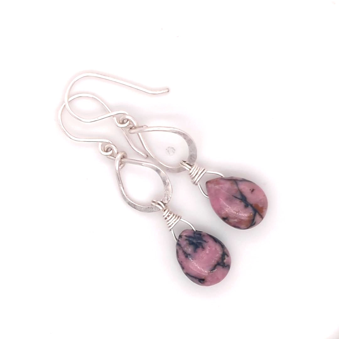 Rhodonite Drop earrings