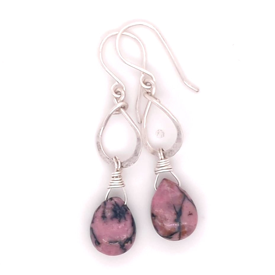 Rhodonite Drop earrings