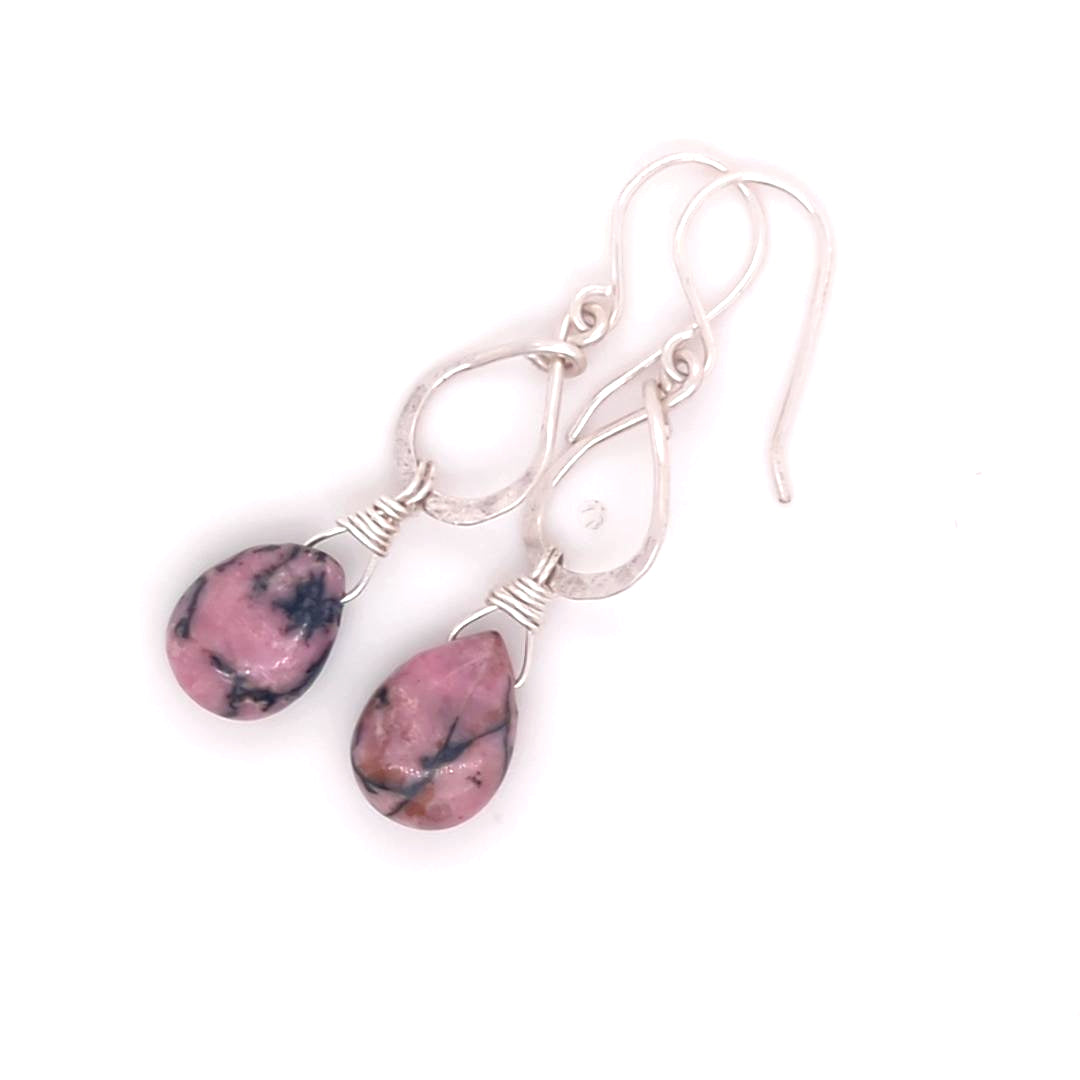 Rhodonite Drop earrings