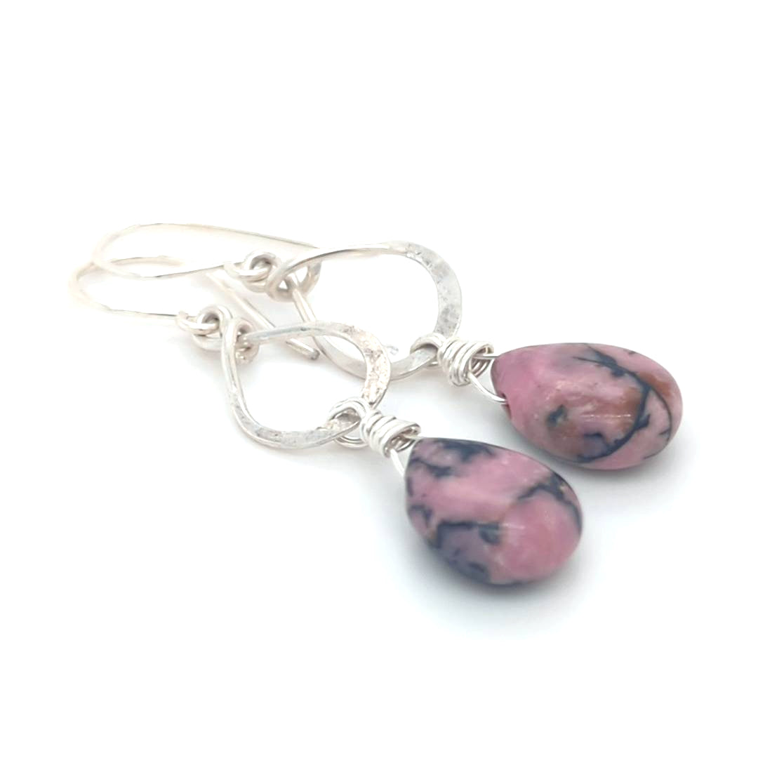 Rhodonite Drop earrings