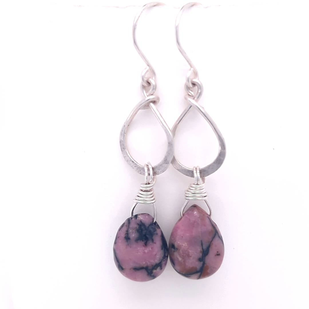 Rhodonite Drop earrings