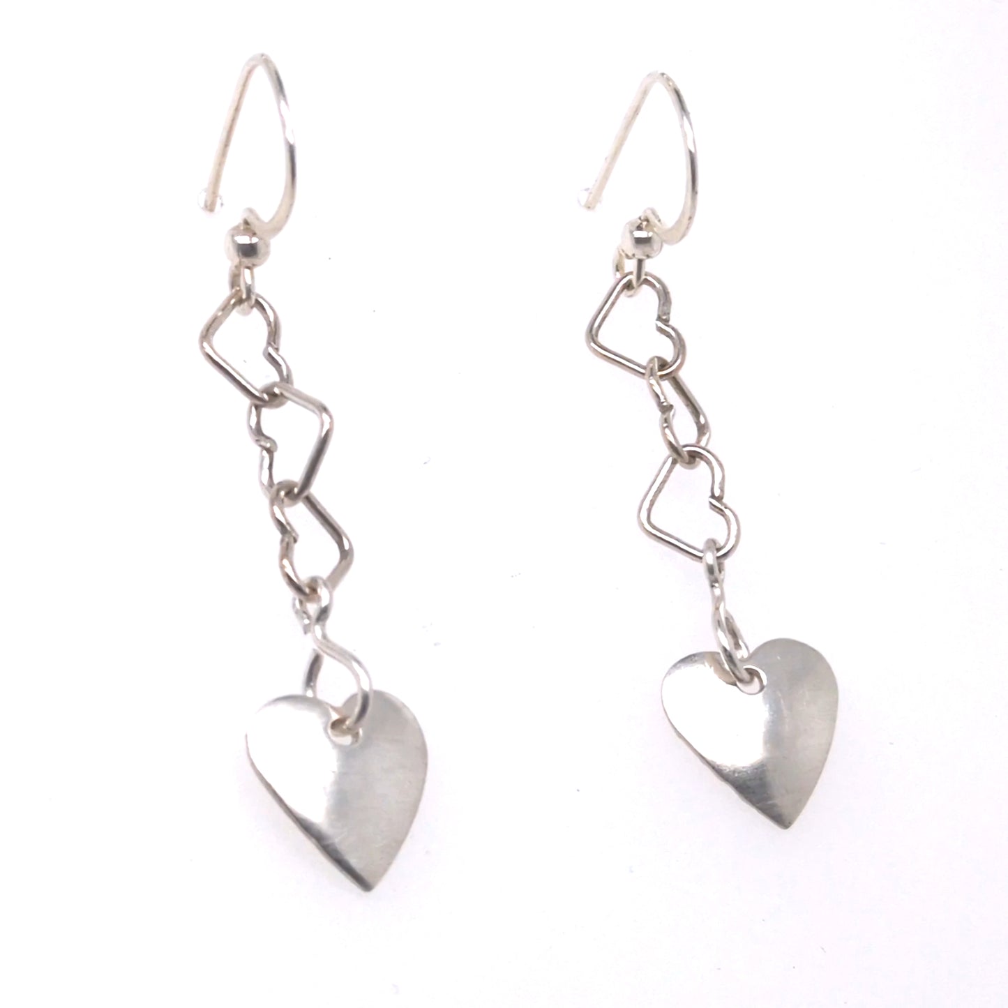Silver Heart Earrings