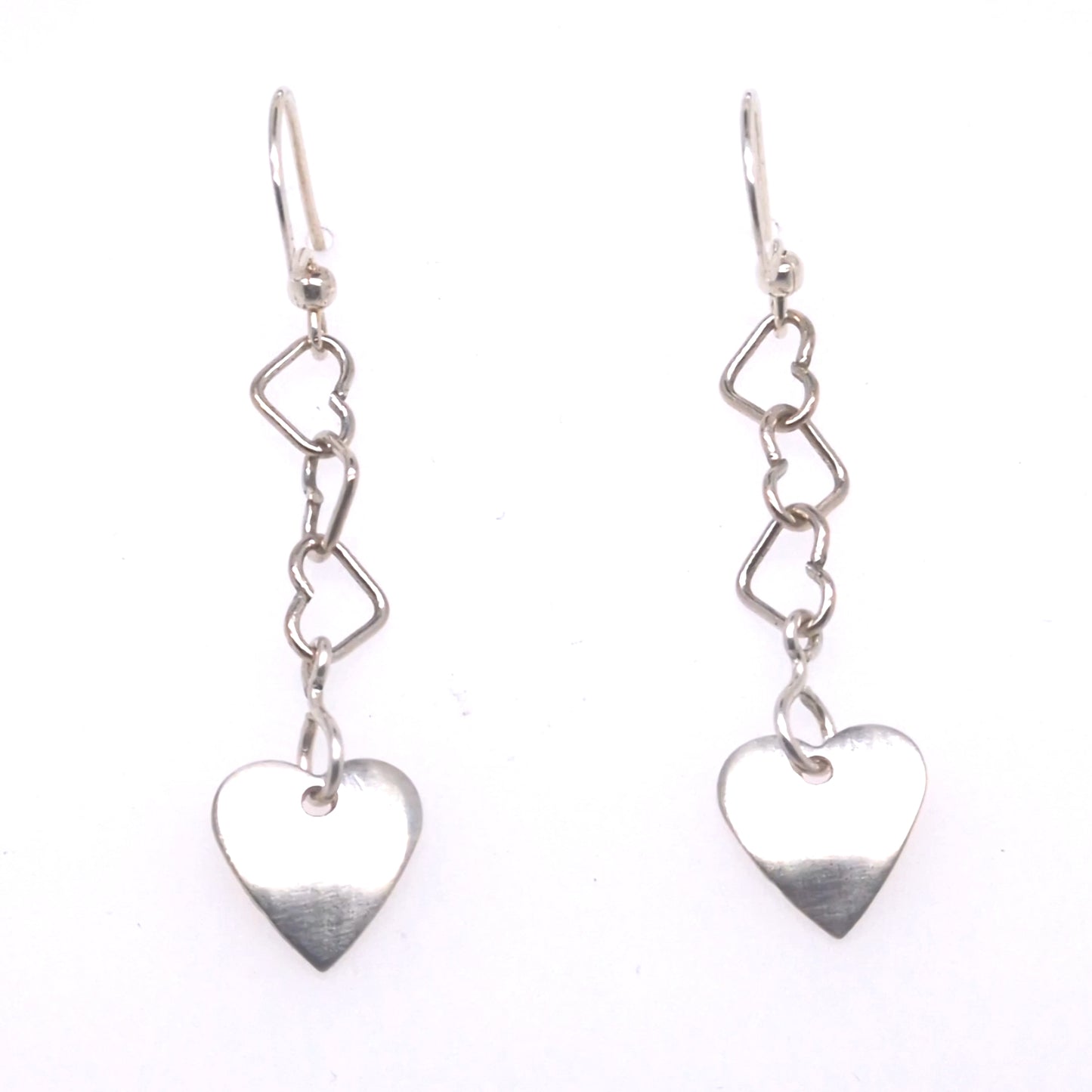 Silver Heart Earrings