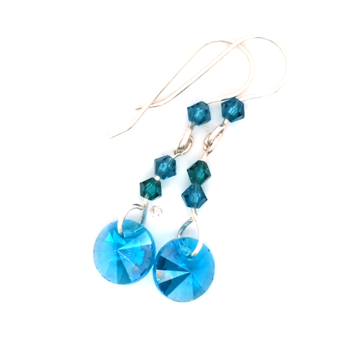Crystal Turquoise Earrings