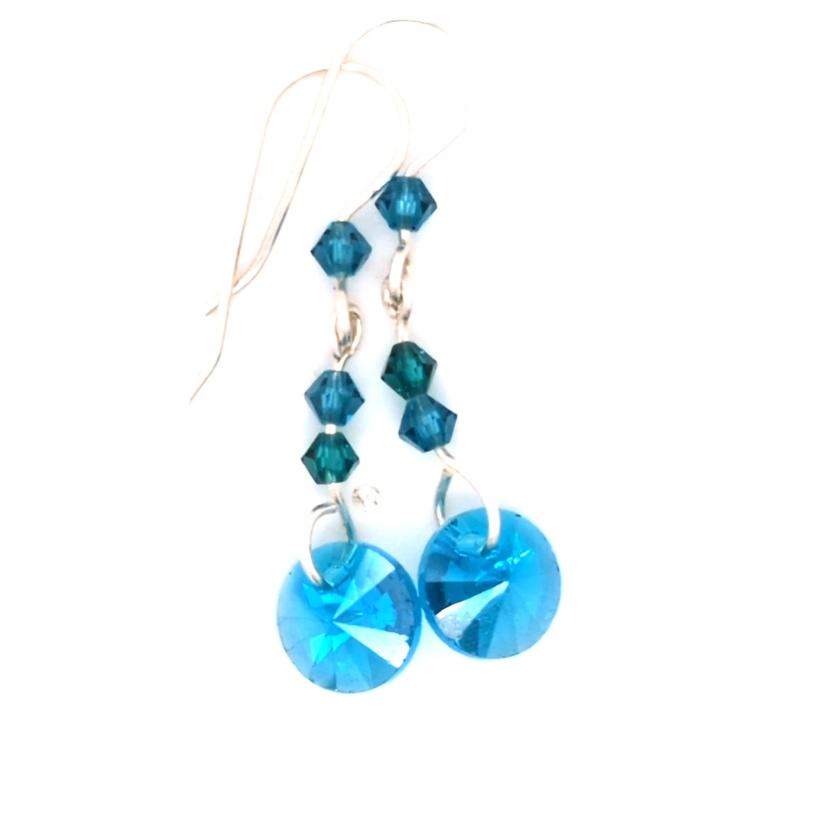 Crystal Turquoise Earrings
